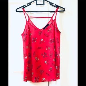Atmosphere by Primark pink floral tank top size 2